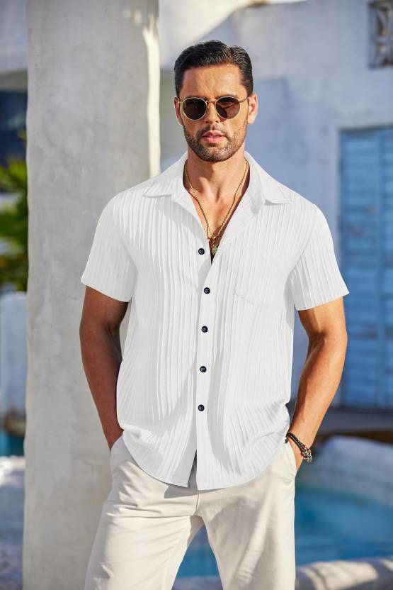Stylish casual Sugar Cane-Fabric SHIRT