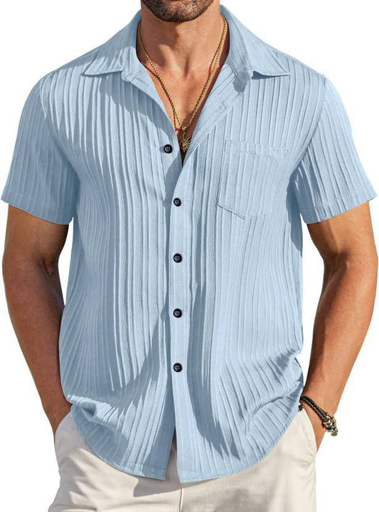 Stylish casual Sugar Cane-Fabric SHIRT