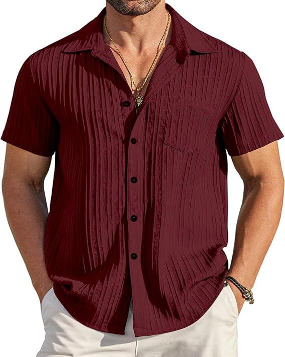 Stylish casual Sugar Cane-Fabric SHIRT