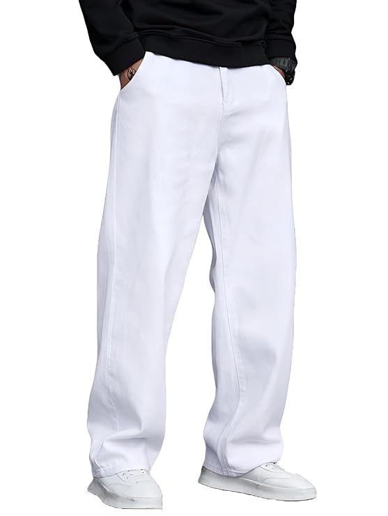 Men Jeans || Baggy Fit Jean's for Man || Loose Fit High Rise Denim