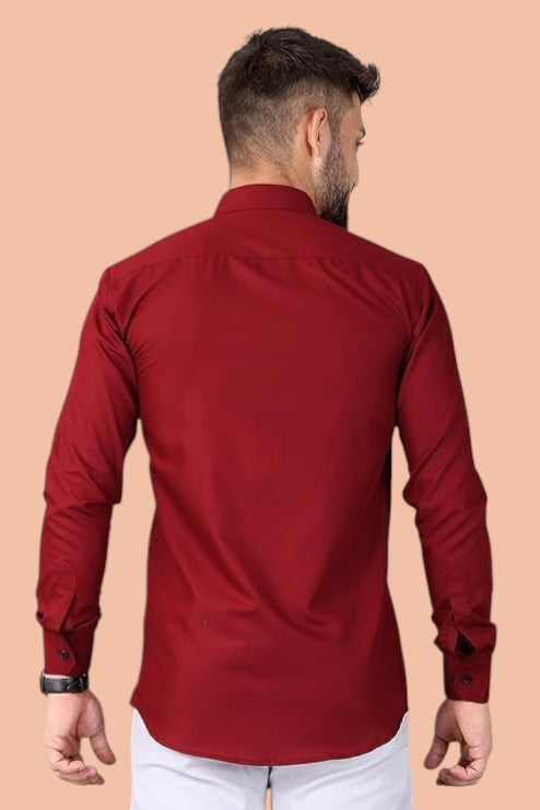 BUTTER COTTON FULL SLEEVE SHIRT