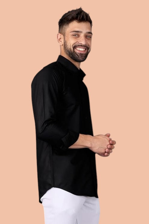 BUTTER COTTON FULL SLEEVE SHIRT