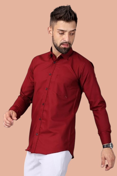 BUTTER COTTON FULL SLEEVE SHIRT