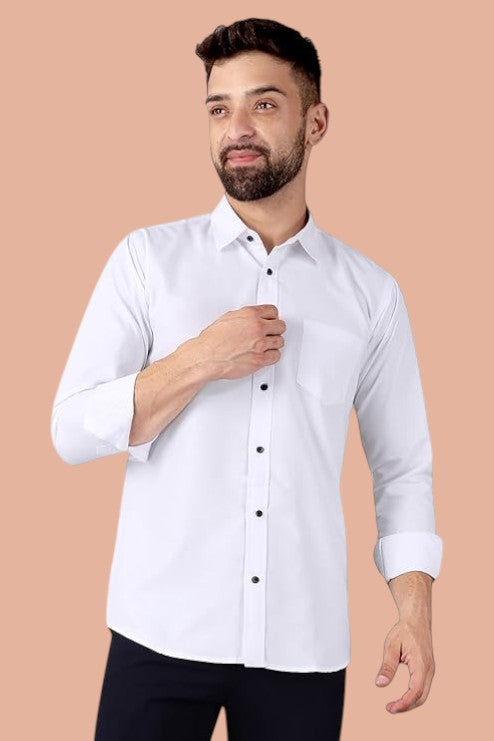 BUTTER COTTON FULL SLEEVE SHIRT