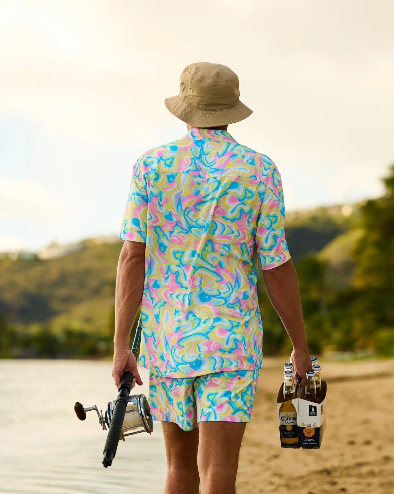 LYCRA PINK FISH NIGHT SUIT