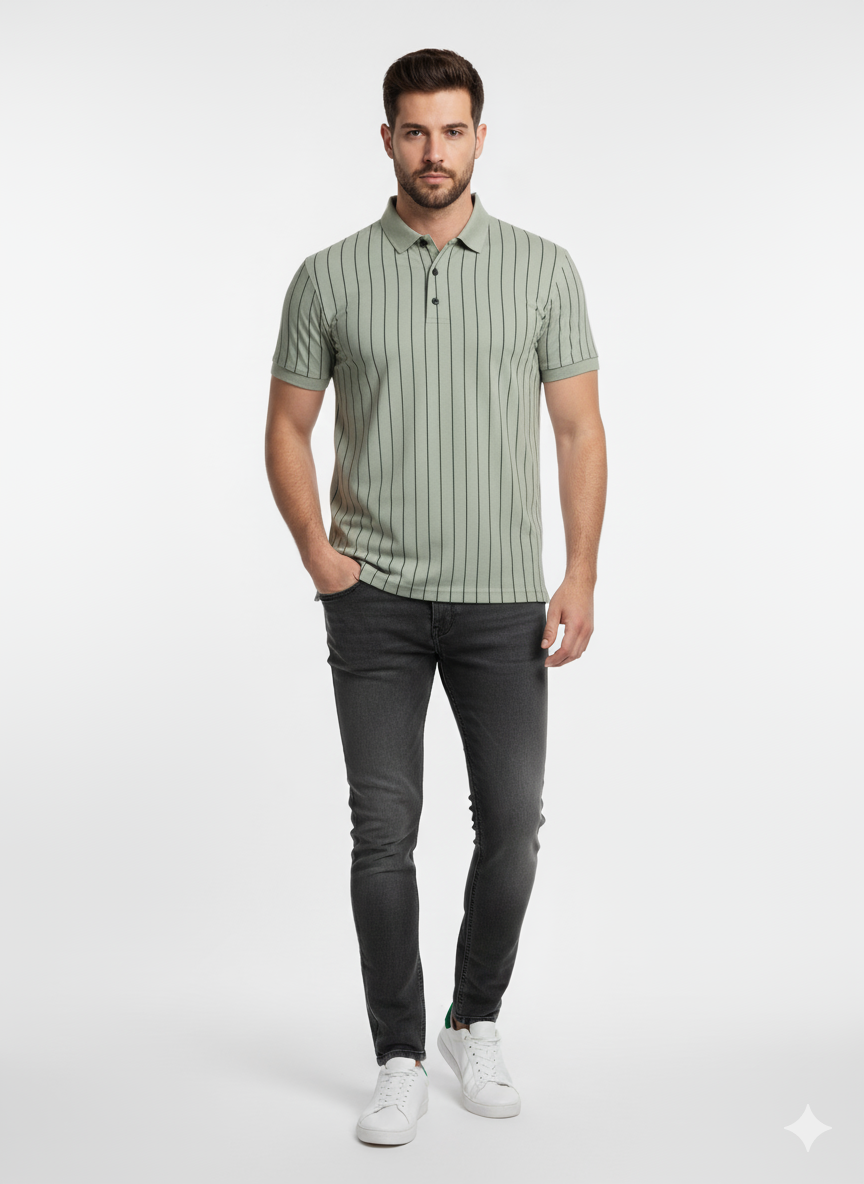 T-SHIRT WAFFLE PRINT