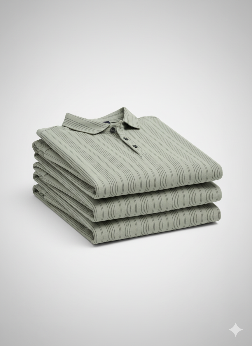 T-SHIRT WAFFLE PRINT