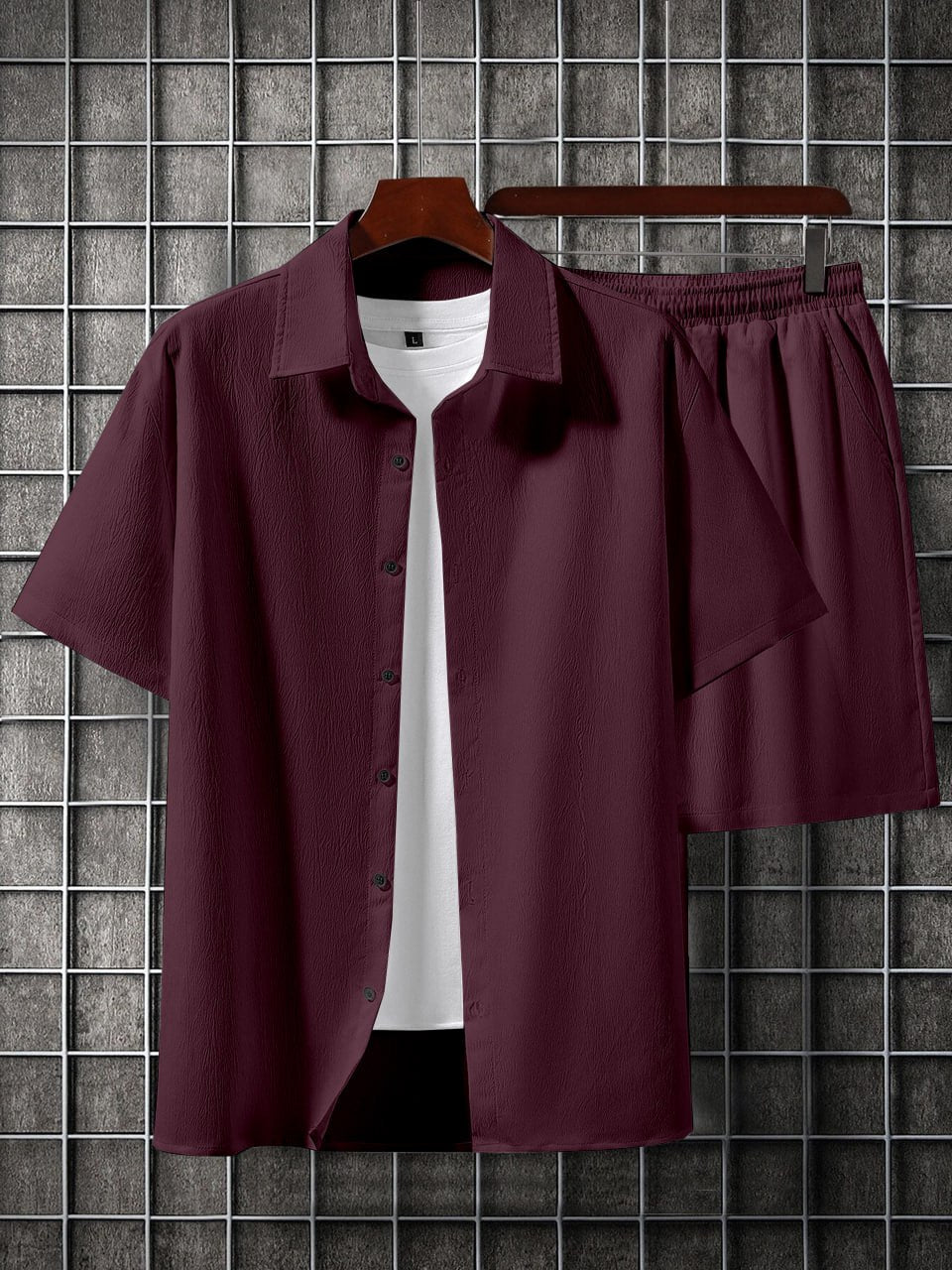 NIGHT SUIT POP CORN PLAIN