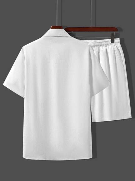 Stylish casual Pop Corn-Fabric SHIRT AND SHORTS