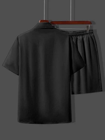 Stylish casual Pop Corn-Fabric SHIRT AND SHORTS